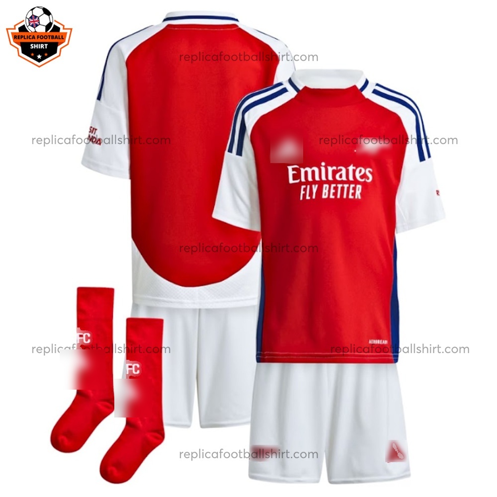 Arsenal Home Kid Replica Football Kit 2024/25 - Over View