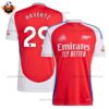 Arsenal Home Men Replica Football Shirt 2024 HAVERTZ 29 - Over View