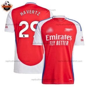 Arsenal Home Men Replica Football Shirt 2024 HAVERTZ 29 - Over View