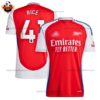 Arsenal Home Men Replica Football Shirt 2024 RICE 41 - Over View