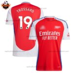 Arsenal Home Men Replica Football Shirt 2024 TROSSARD 19 Printed
