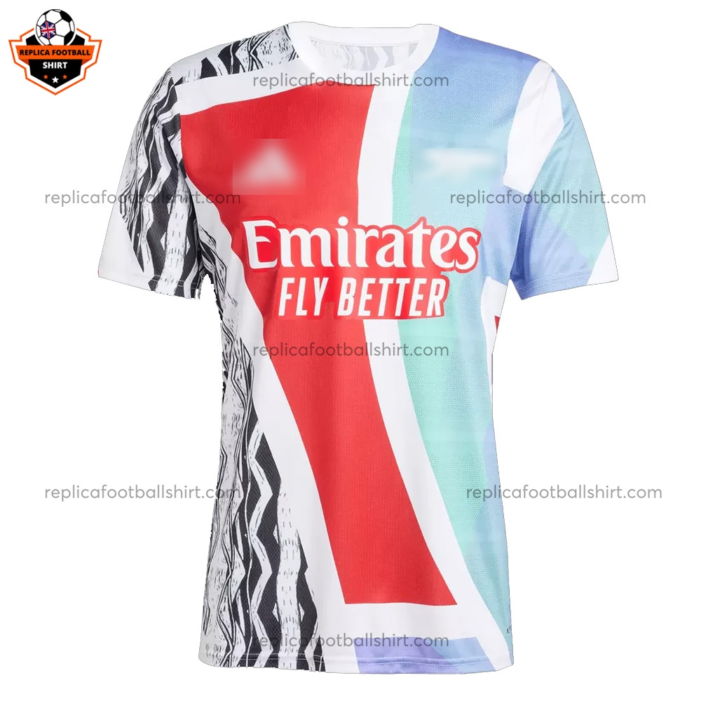 Arsenal Purple Red Training Men Replica Football Shirt 2024/25 - Front View