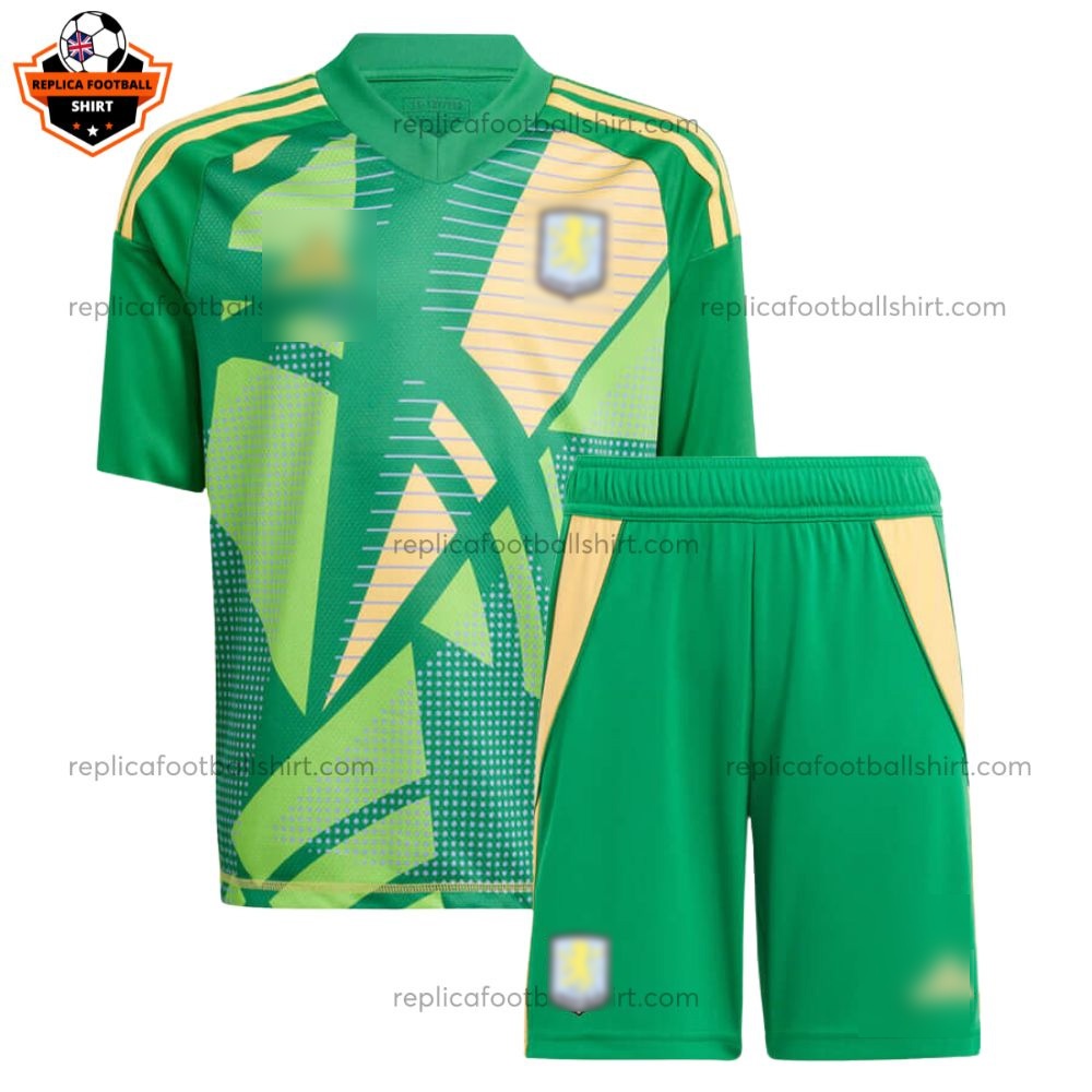 Aston Villa Goalkeeper Kid Replica Football Kit 2024/25 - Front View
