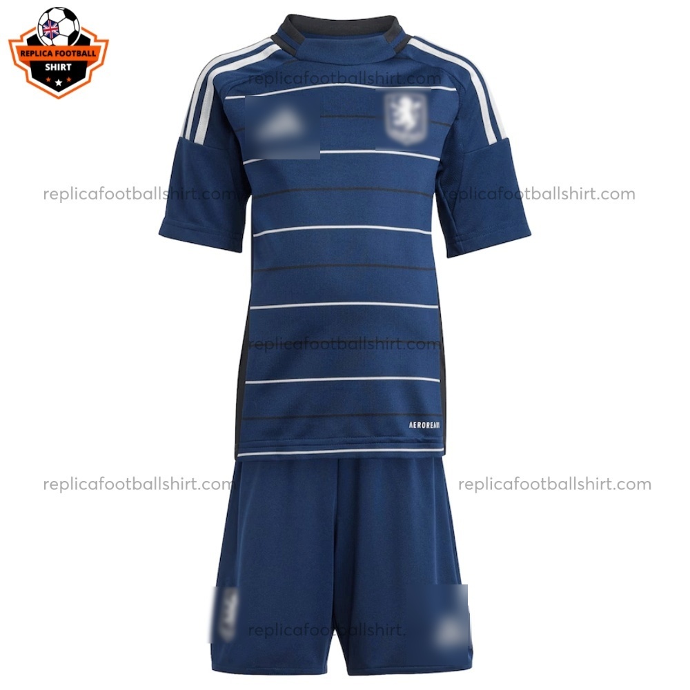 Aston Villa Third Kid Replica Football Kit 2024/25 - Front View