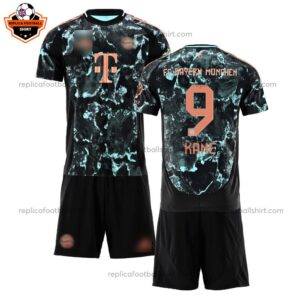 Bayern Munich Away Kid Replica Football Kit 24/25 KANE 9 Printed - Over View