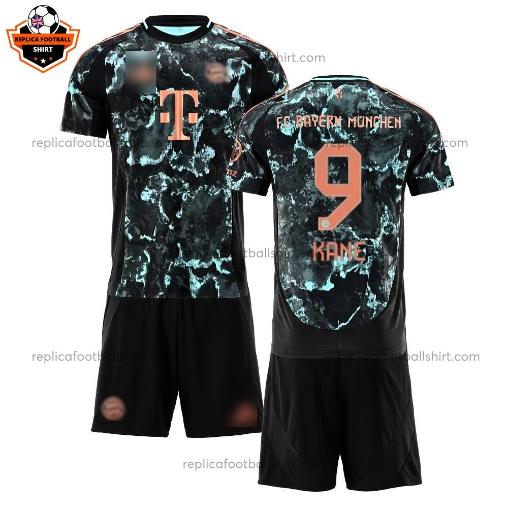 Bayern Munich Away Kid Replica Football Kit 24/25 KANE 9 Printed - Over View