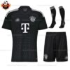 Bayern Munich Goalkeeper Black Kid Replica Football Kit 2023/24 - Front View