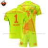 Bayern Munich Goalkeeper Kid Replica Football Kit 2024/25 NEUER 1 - Over View