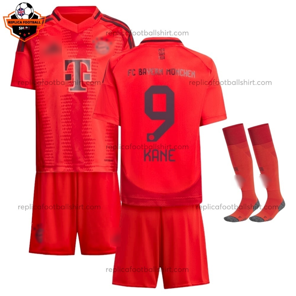 Bayern Munich Home Kid Replica Football Kit 2024/25 KANE 9 - Over View