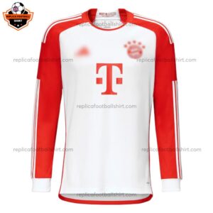 Bayern Munich Home Men Replica Football Shirt 2023/24 Long Sleeve - Front View