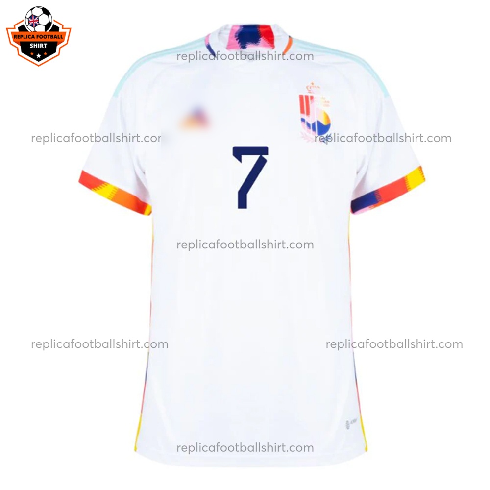 Belgium Away World Cup Replica Football Shirt 2022 DE BRUYNE 17 Printed - Front View