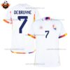 Belgium Away World Cup Replica Football Shirt 2022 DE BRUYNE 17 - Over View