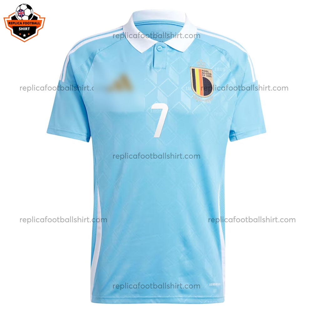 Belgium Away Men Replica Football Shirt 2024 DE BRUYNE 7 Printed - Front View