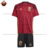 Belgium Home Kid Replica Football Kit 2024/25 - Front View