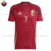 Belgium Home Men Replica Football Shirt 2024 DE BRUYNE 7 Printed - Front View