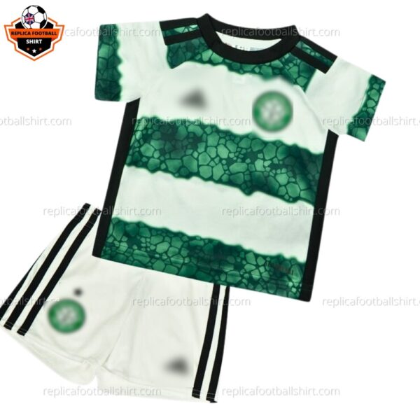 Celtic Home Kid Replica Football Kit 2023/24 - Front View