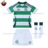 Celtic Home Kid Replica Football Kit 24/25 - Front View