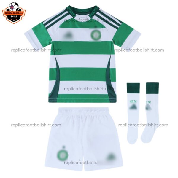 Celtic Home Kid Replica Football Kit 24/25 - Front View