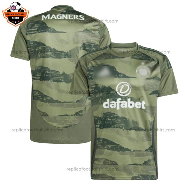 Celtic Third Men Replica Football Shirt 2024/25 - Over View