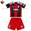 Fulham United Away Kids Replica Football Kit 2024/25 - Front View