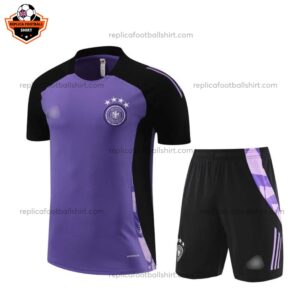 Germany Purple Training Kid Replica Football Kit 2024/25 - Front View
