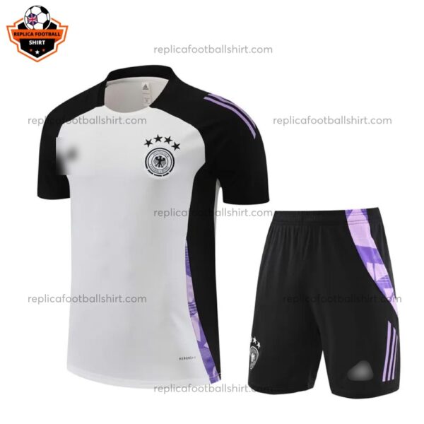 Germany White Training Kid Replica Football Kit 2024/25 - Front View