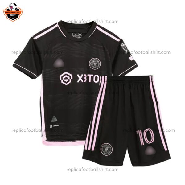 Inter Miami Away Kid Replica Football Kit 2023/24 MESSI 10 Printed - Front View