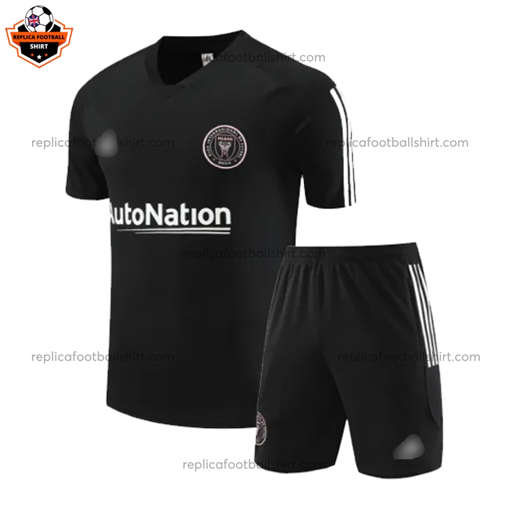 Inter Miami Black Training Kid Replica Football Kit 2023/24 - Front View