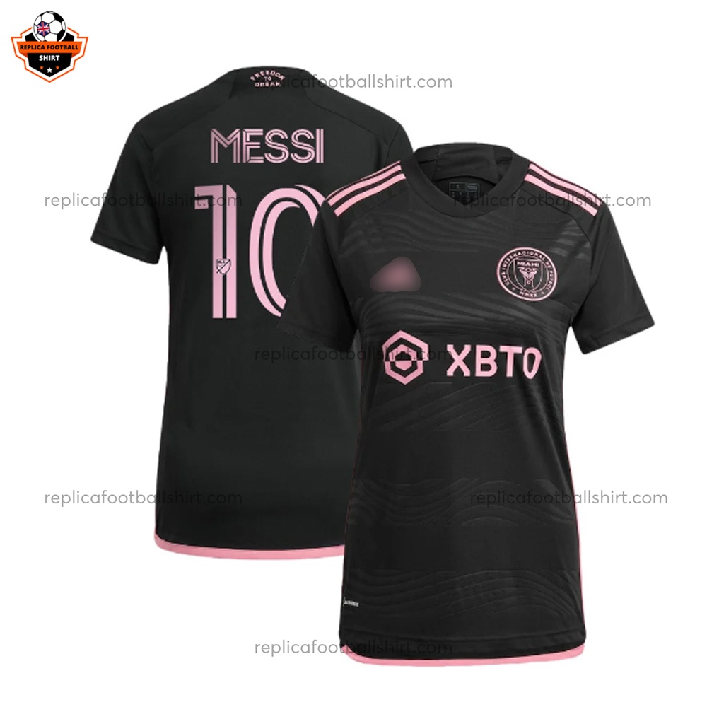 Inter Miami Away Women Replica Football Shirt 2023/24 MESSI 10 - Over View
