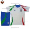 Italy Away Kid Replica Football Kit 2024/25 - Front View