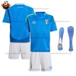 Italy Home Kid Replica Football Kit 2024