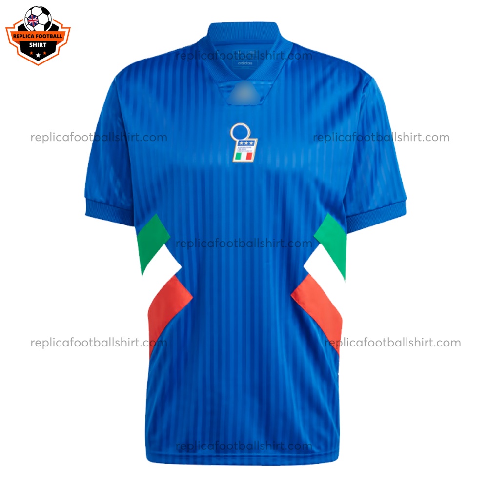 Italy Icon Men Replica Football Shirt - Front View