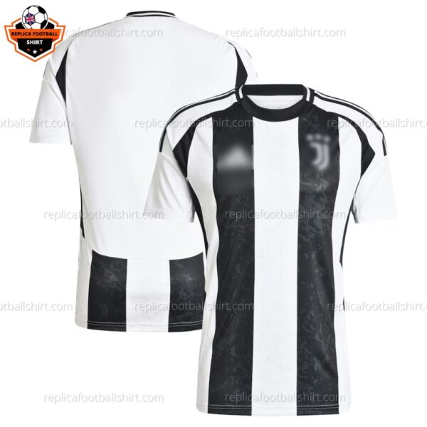 Juventus Home Men Replica Football Shirt 2024/25 - Over View