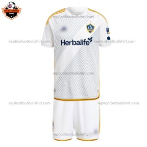 LA Galaxy Home Kid Replica Football Kit 2024/25 - front view