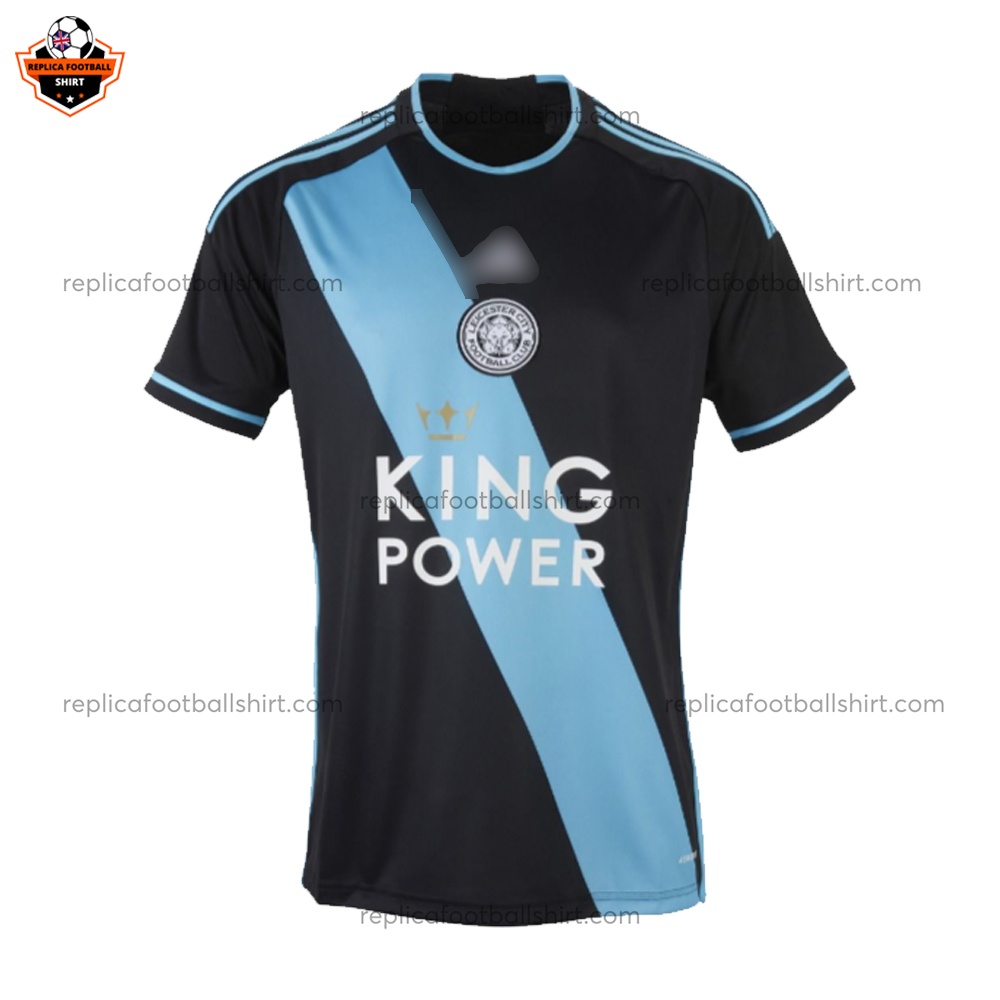 Leicester City Away Men Replica Football Shirt 2023/24 - Front View