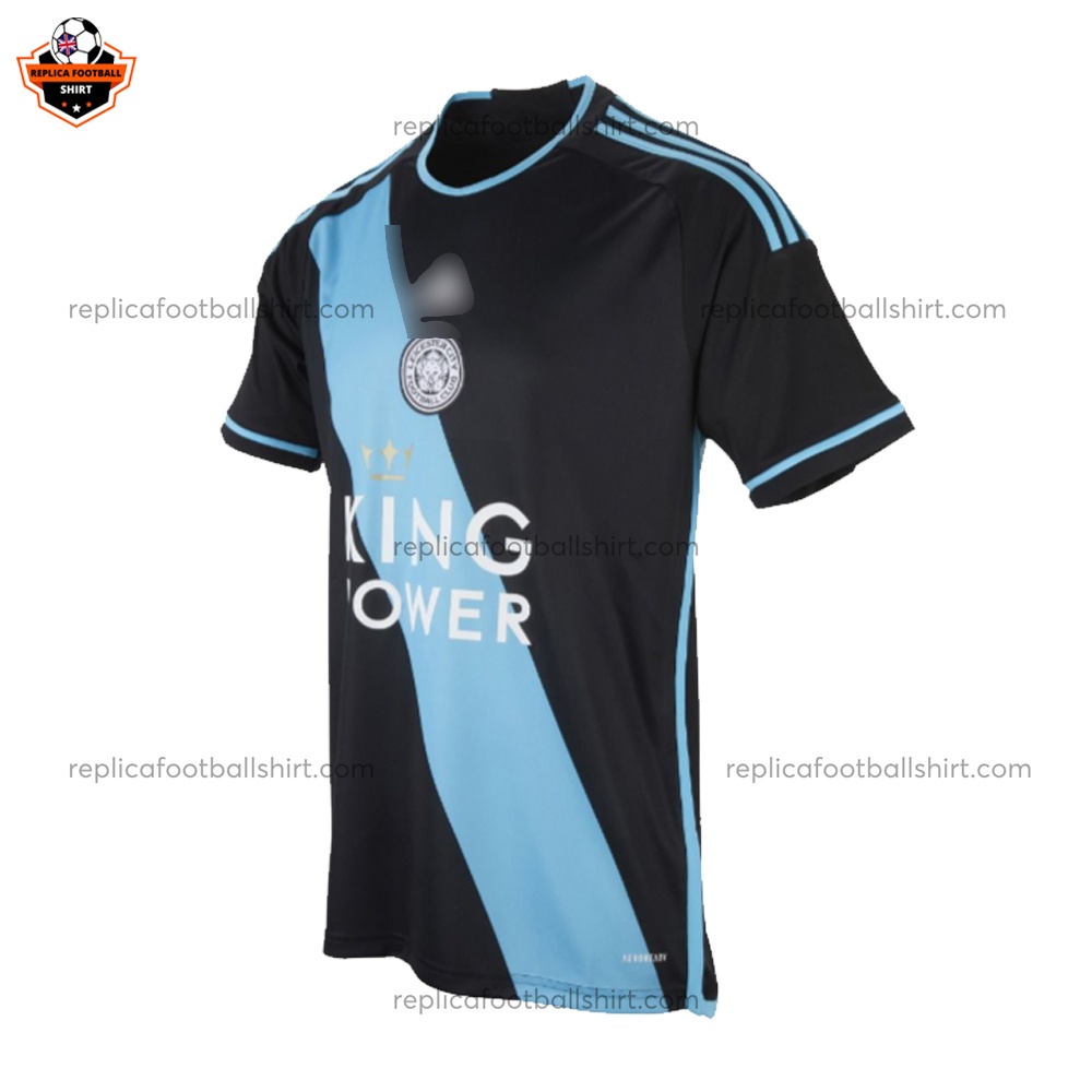 Leicester City Away Men Replica Football Shirt 2023/24 - Front View
