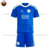 Leicester City Home Kid Replica Football Kit 2023/24 - Front View