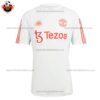 Manchester United White Training Men Replica Football Shirt 24/25 - Front View