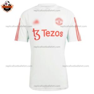 Manchester United White Training Men Replica Football Shirt 24/25 - Front View