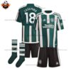 Manchester United Away Kid Replica Football Kit 2023/24 CASEMIRO 18 Printed - Over View