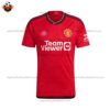 Manchester United Home Men Replica Football Shirt 2023/24 GARNACHO 17 Printed - Shirt