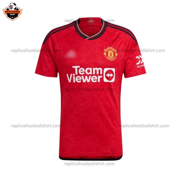 Manchester United Home Men Replica Football Shirt 2023/24 GARNACHO 17 Printed - Shirt