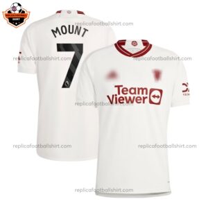 Manchester United Third Men Replica Football Shirt 2023/24 MOUNT 7 Printed - Over View