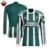 Manchester United Away Men Replica Football Shirt 2023/24 Long Sleeve - Over View