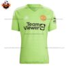 Manchester United Green Goalkeeper Men Replica Football Shirt 2023/24 - Front View