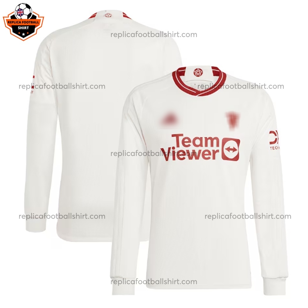 Manchester United Third Men Replica Football Shirt 2023/24 Long Sleeve - Over View