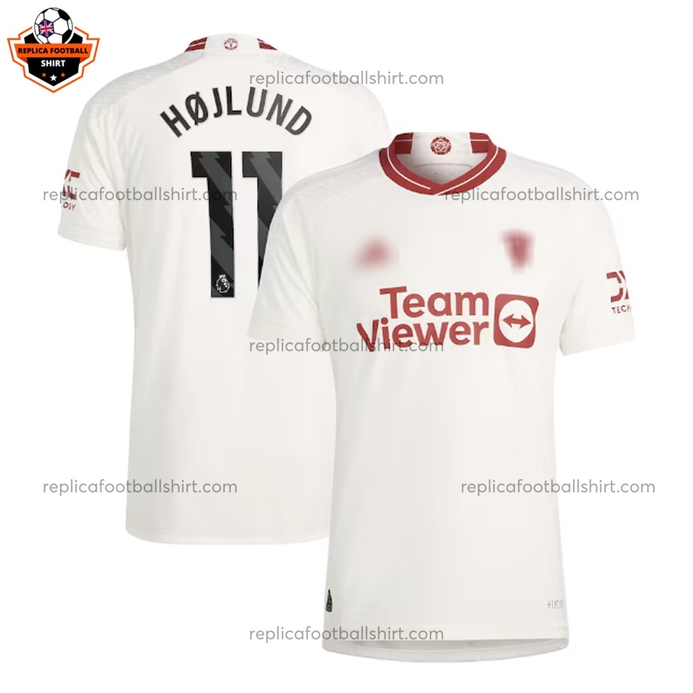 Manchester United Third Men Replica Football Shirt 2023/24 HØJLUND 11 Printed - Over View