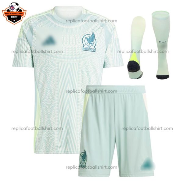 Mexico Away Kid Replica Football Kit 2024 - Front view