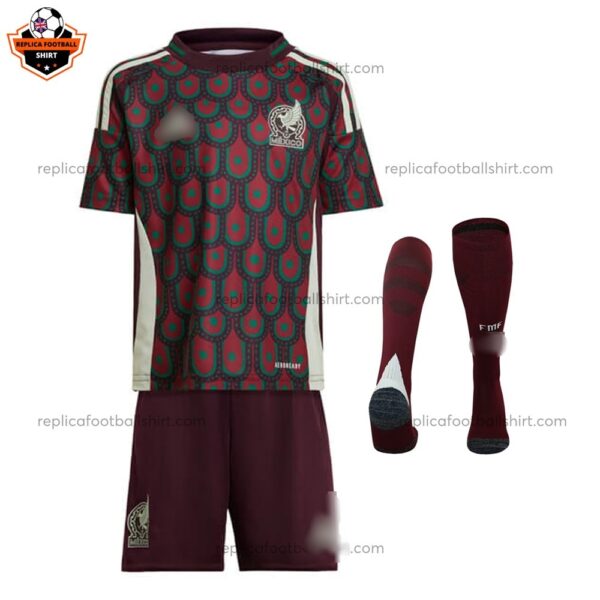 Mexico Home Kid Replica Football Kit 2024 - Front View