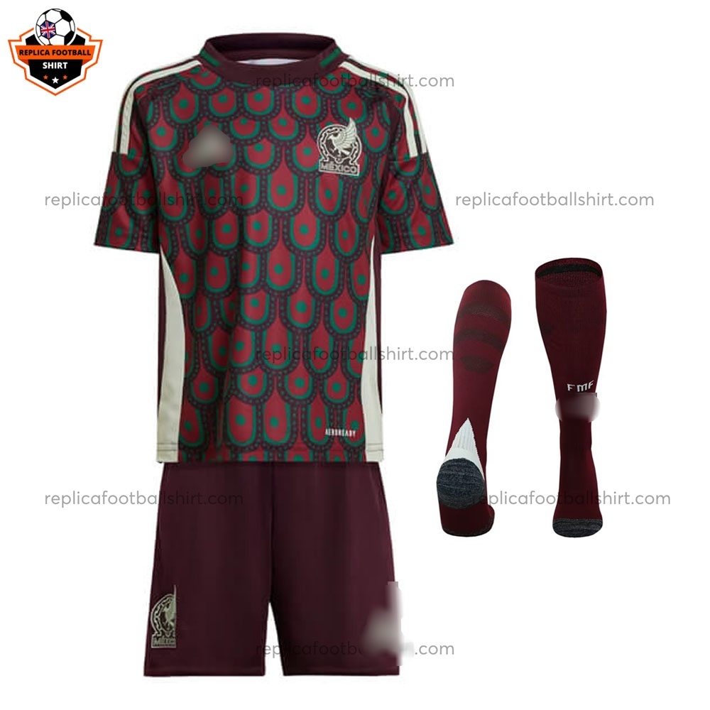 Mexico Home Kid Replica Football Kit 2024 - Front View